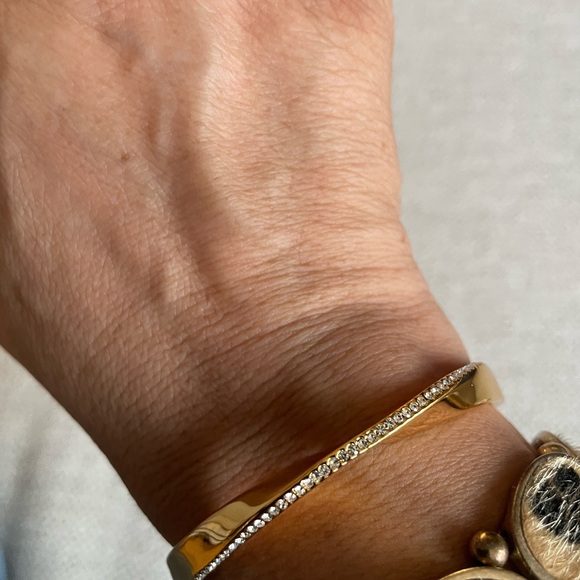 SOLD 🏷️ New Kate Spade Gold and Rhinestone Bracelet Coquette wedding guest - Picture 2 of 4